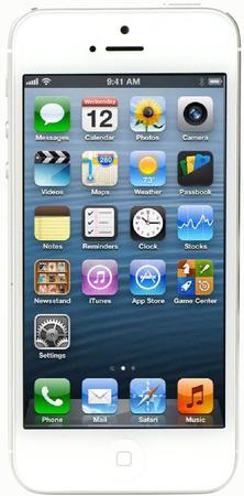 Смартфон Apple iPhone 5 64Gb White & Silver - Пугачёв