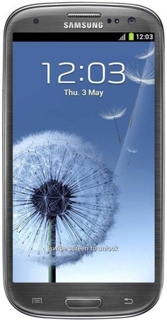 Смартфон Samsung Galaxy S3 GT-I9300 16Gb Titanium grey - Пугачёв